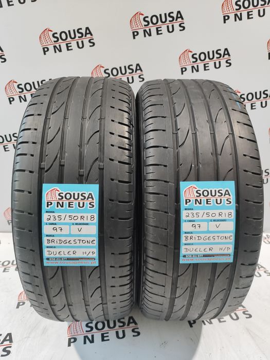 2 pneus semi novos 235-50R18 Bridgestone - Oferta dos Portes