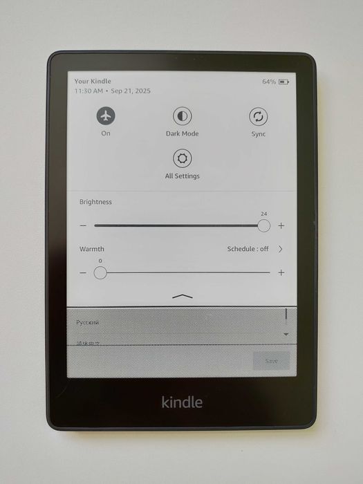Читалка Kindle Paperwhite 11 6.8" 16Гб теплота підсвітк без реклами