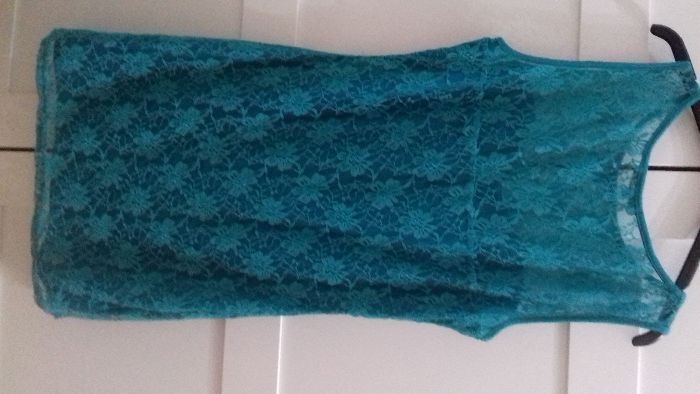 Vestido Miss Harvey turquesa M/L