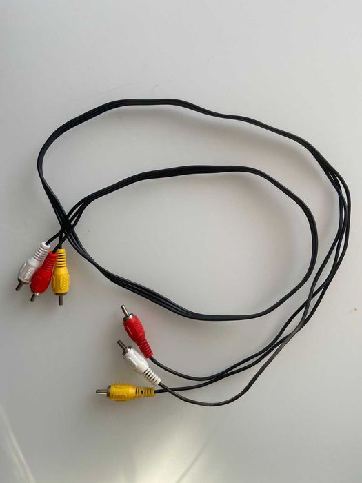 Кабель мультимедийный 3RCA to 3RCA 1.25м для приставки/ТВ, AV