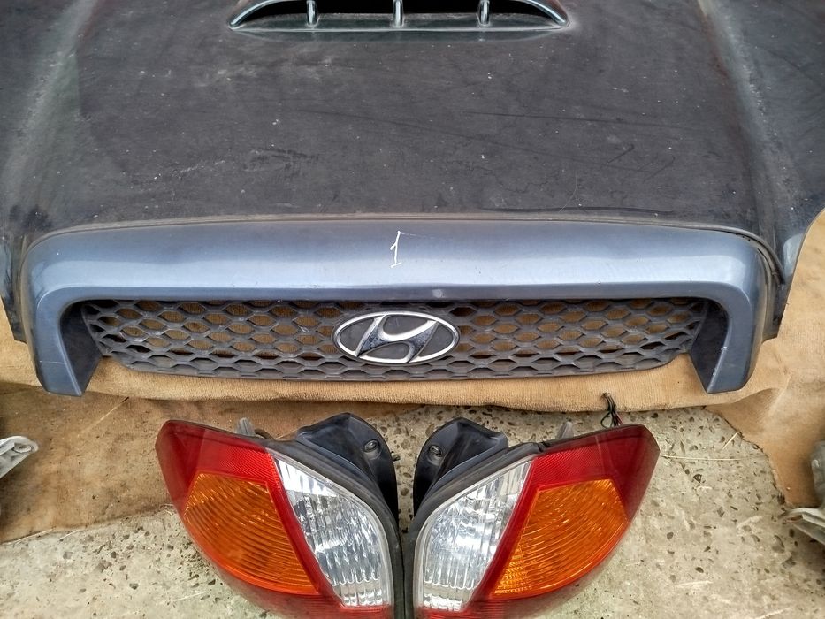Капот Hyundai santa fe 1 фари Хюндай Санта фе 1 стопи Санта фе