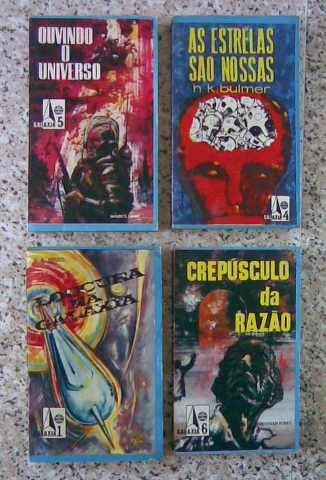 Livros da Colecção Galáxia - Editora Rio Gráfica