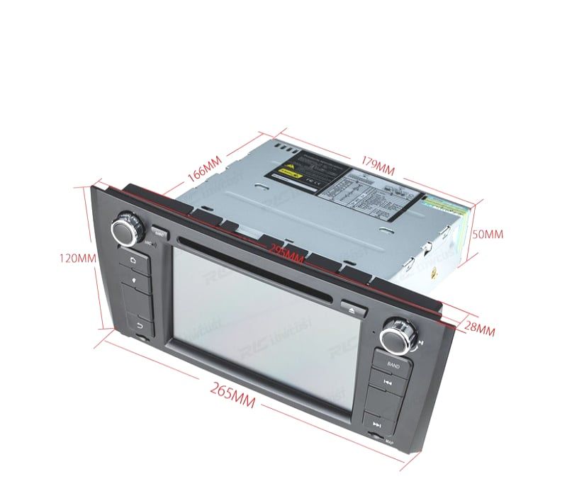 AUTO RADIO 2DIN 7" BMW SERIE 1 E81 E82 E87 E88 04-11 USB GPS TACTIL HD