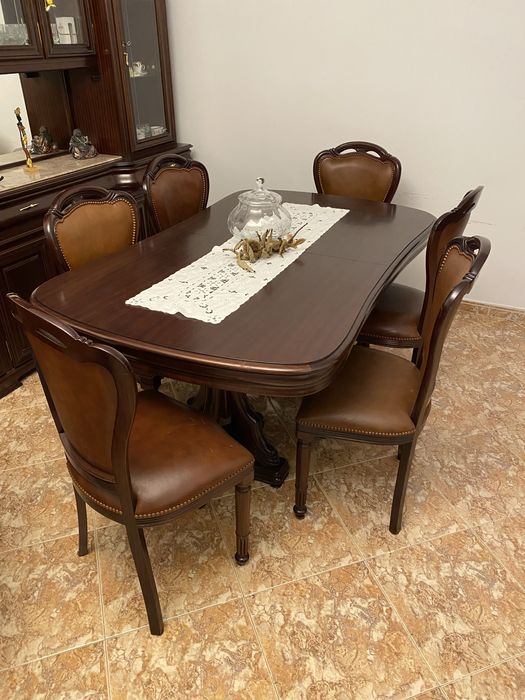 Mesa jantar + 6 cadeiras