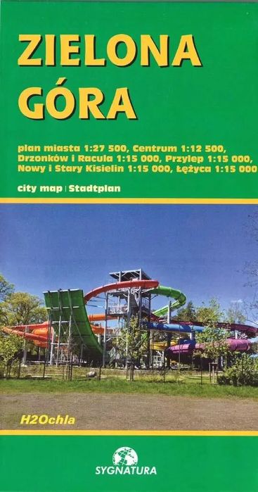Plan miasta - Zielona Góra w.2026. Nowy Produkt