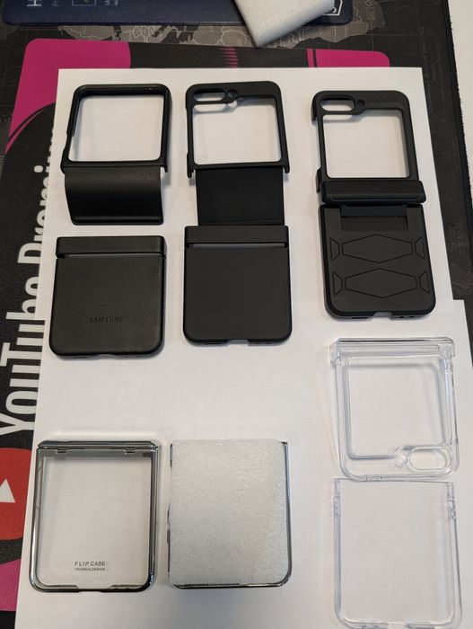 Etui Samsung flip 6 zestaw 5 szt etui w tym org samsunga