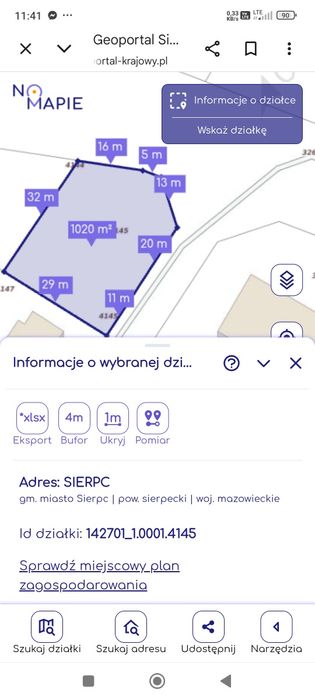 Działki budowlane Sierpc