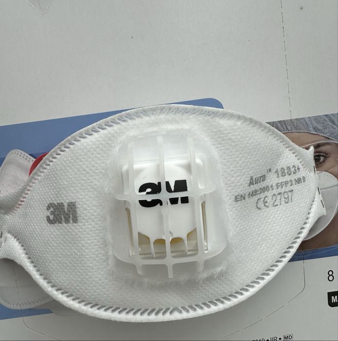 Акця! Маска 3M Aura FFP3 распиратор лепесток пелюстка  розпіратор