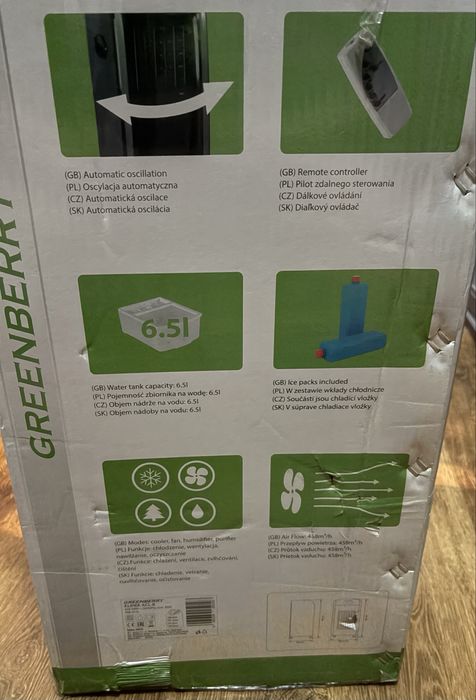 Klimatyzator przenosny greenberry