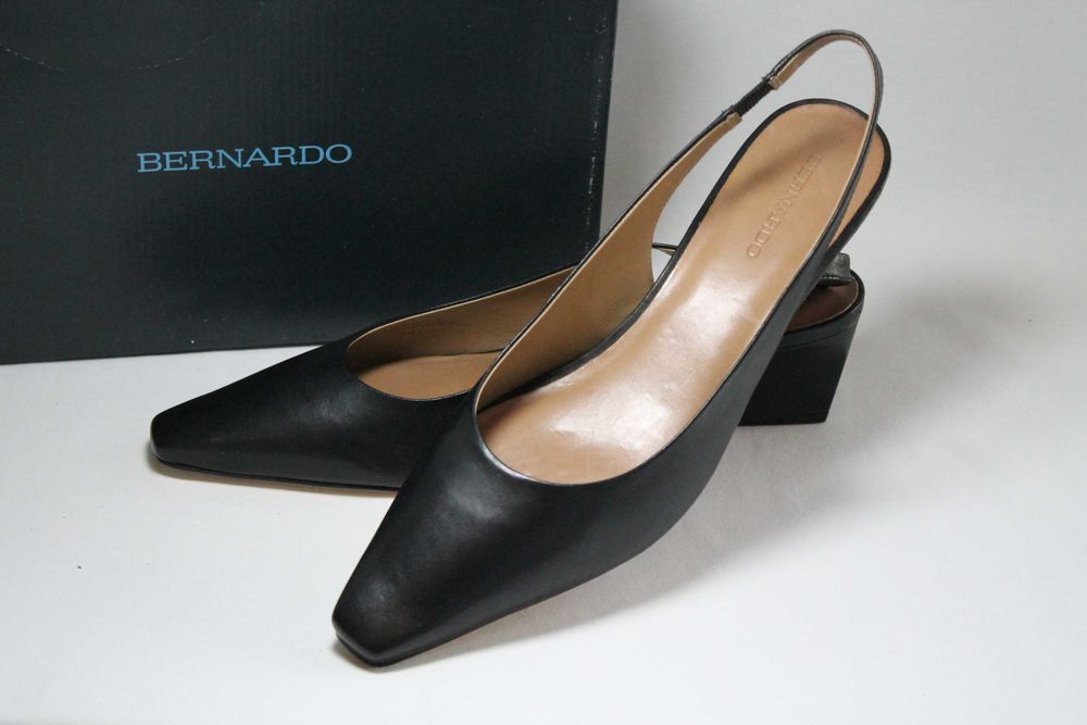 Оригінал дизайнерське шкіряні Bernardo Women's Ariella Black розмір-41