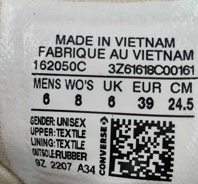 Кеди Converse Chulk Taylor - 39 розмір.