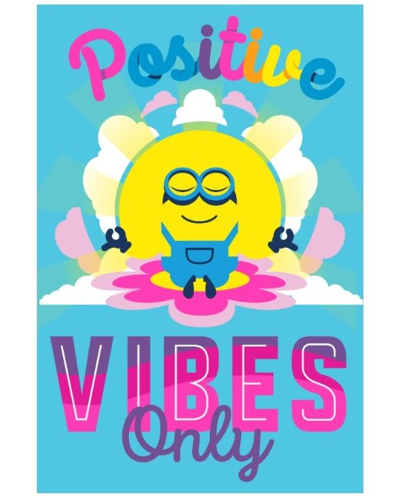 Детский флисовый плед - Миньоны - Посипаки из мф "Гадкий Я" 130х170 см