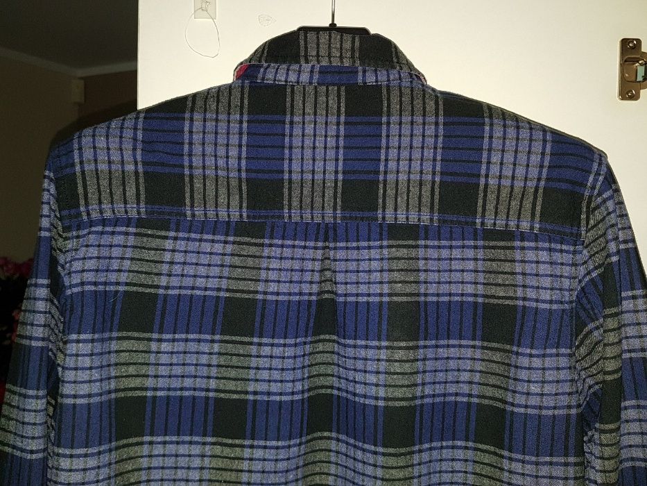 DKNY rewelacyjna flanelowa koszula w kratę na M/L