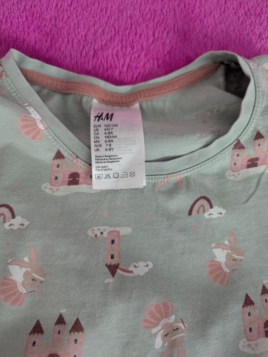 Koszula nocna h&m 122/128 króliczek wróżka