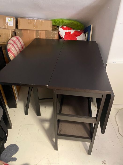 Mesa desdobravel ikea preta