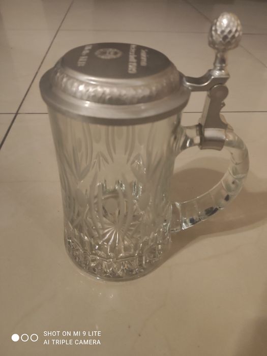 Kufel do piwa kryształowy