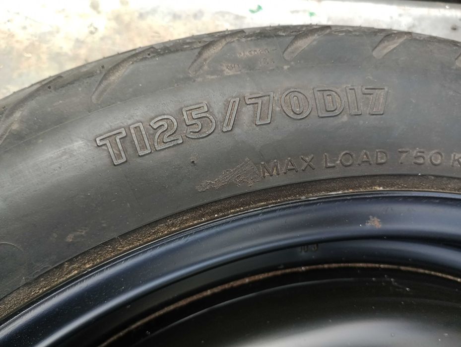 Koło dojazdowe 17 cali 5x100 TOYOTA dojazdówka zapas