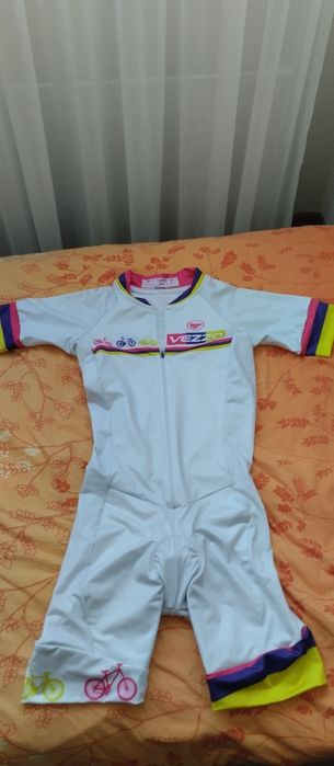 Roupa de ciclismo de mulher