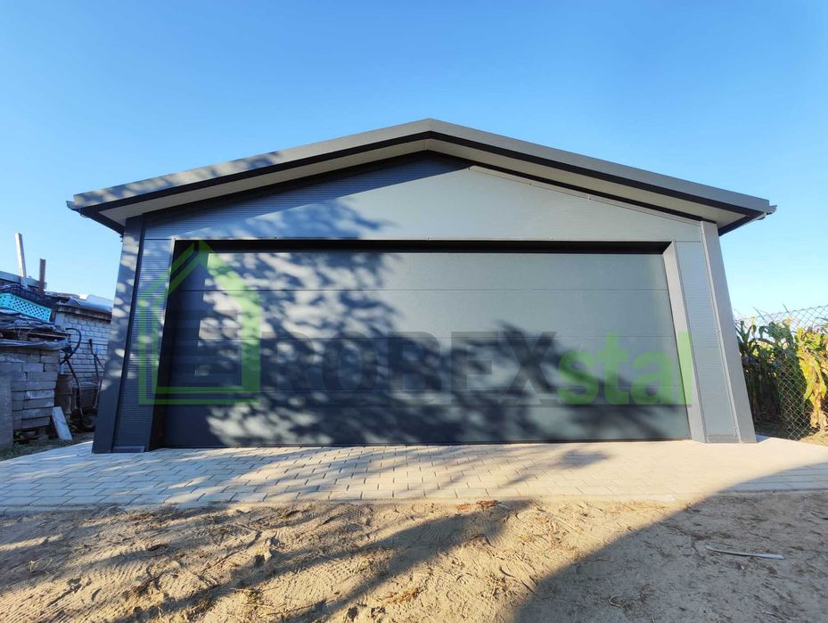 garaż ocieplany 6x5,8 z płyty warstwowej PIR10CM do 35m2 na zgłoszenie