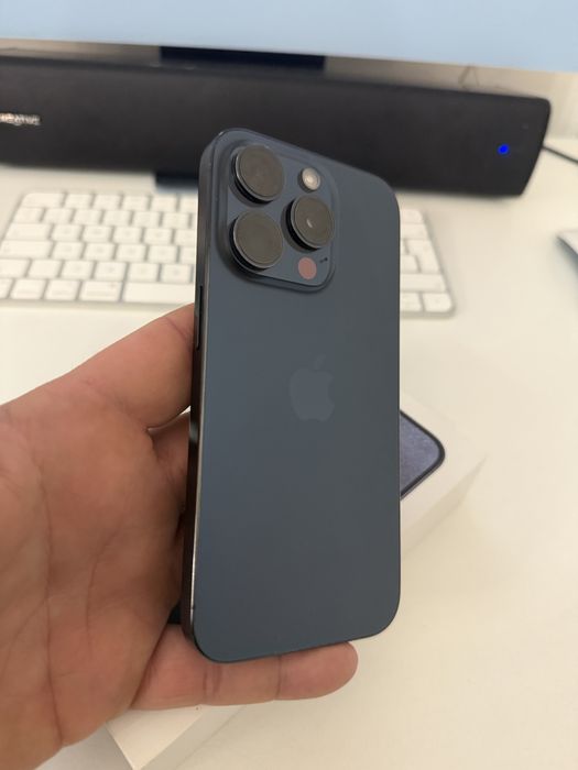 iPhone 15 Pro 128gb Blue Titanium Bateria 91% od nowości