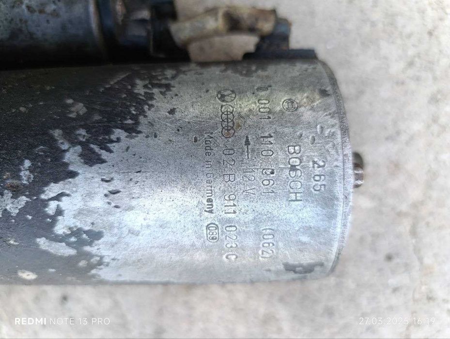 Стартер 
Volkswagen TRANSPORTER T4 1,9TD