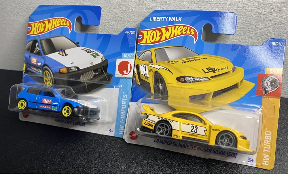 Модель Hot Wheels LB Super Silhouette Nissan Silvia (S15) Turbo Yellow