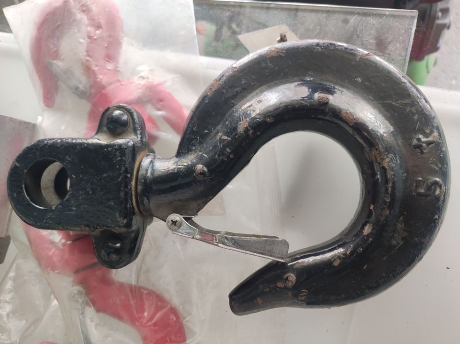 Ganchos de grua de 5 e de 2 toneladas