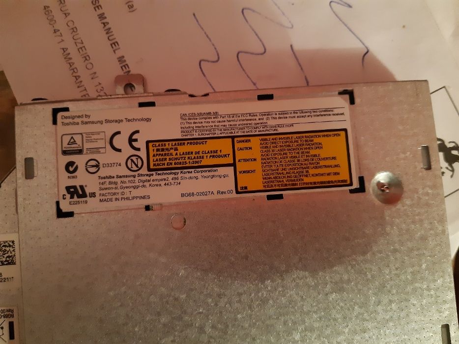 leitor de CDs para portátil