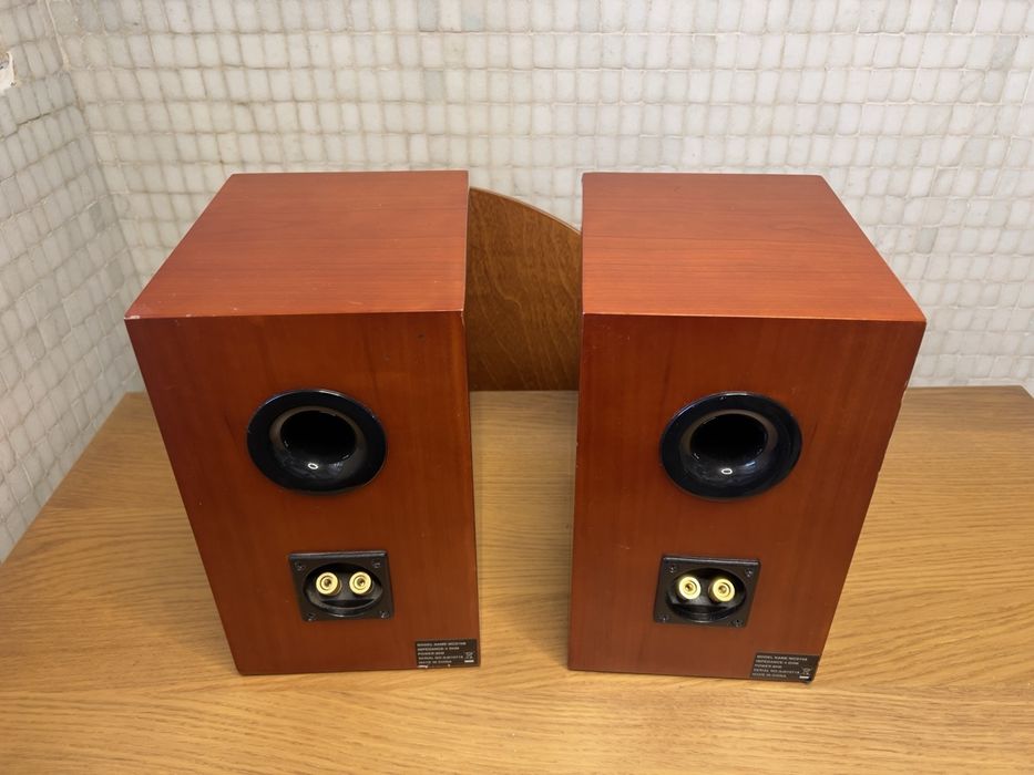 Colunas Hi-Fi em Madeira, ribbon twitters BOOKSHELF