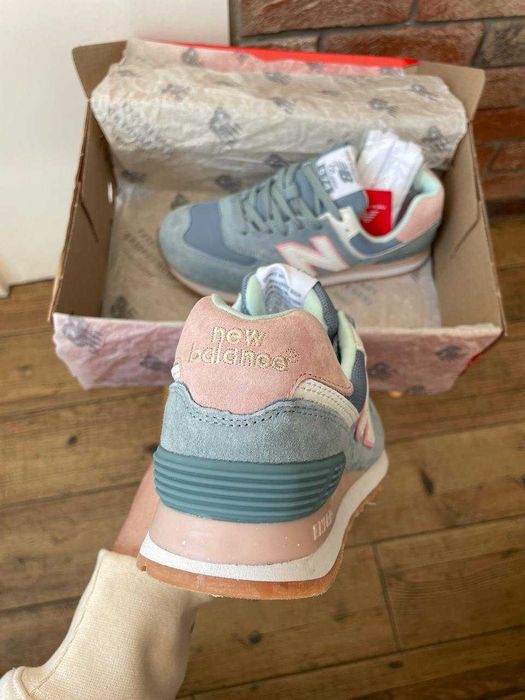 !SALE! New Balance 574 Blue/Pink 36 37 38 39 40 41 42 43 44 45 46 nb