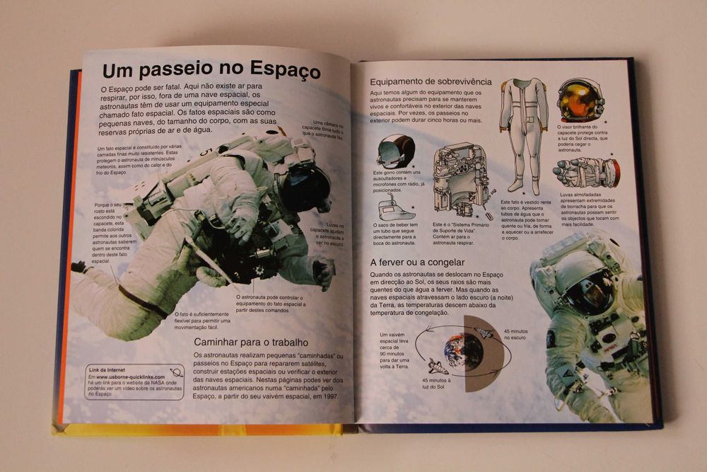 2 Livros infantis - Mini enciclopédia animais/Mini enciclopédia Espaço