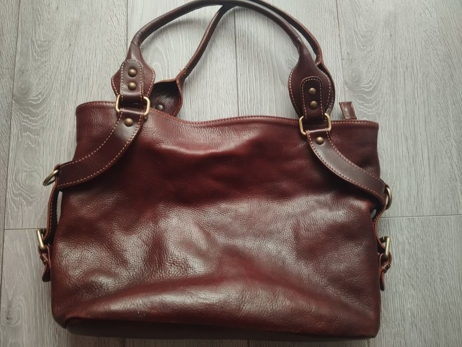 Tuscany Leather Ilenia - skórzana torba na ramię , kolor brązowy TL140