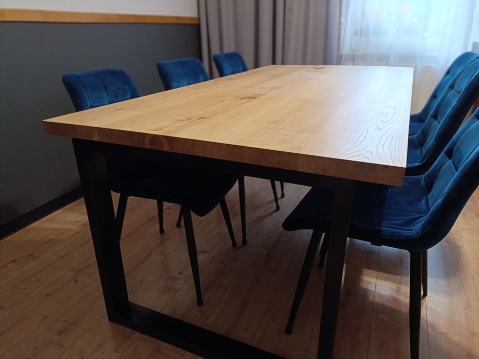 Stół dębowy loft