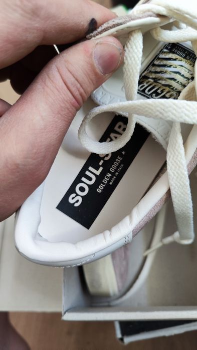 Sapatilhas Golden Goose Soul Star caixa+acessórios+fatura