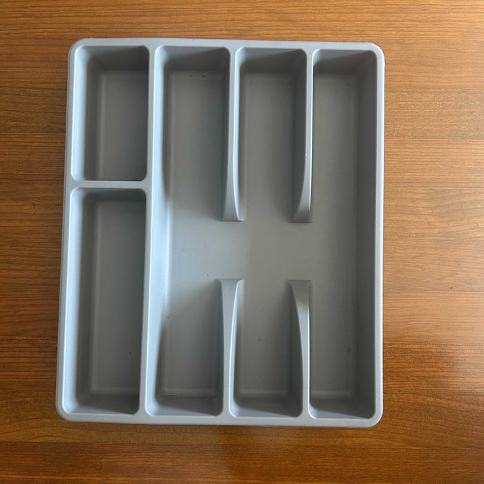 Bandeja para talheres cinzento IKEA Smäcker