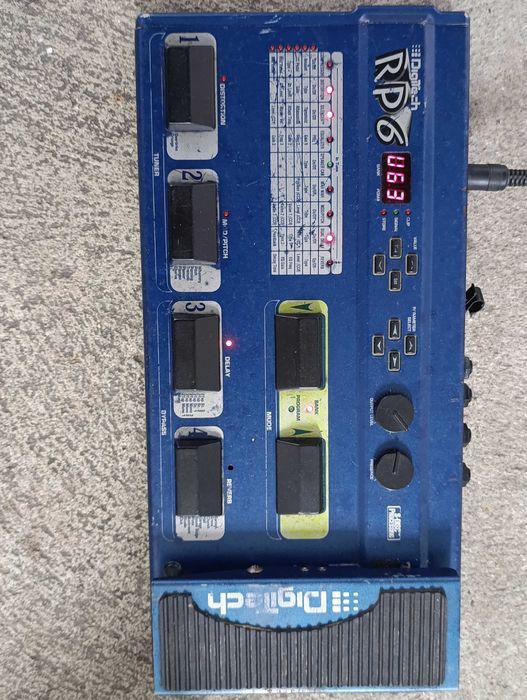 Pedaleira Digitech RP6