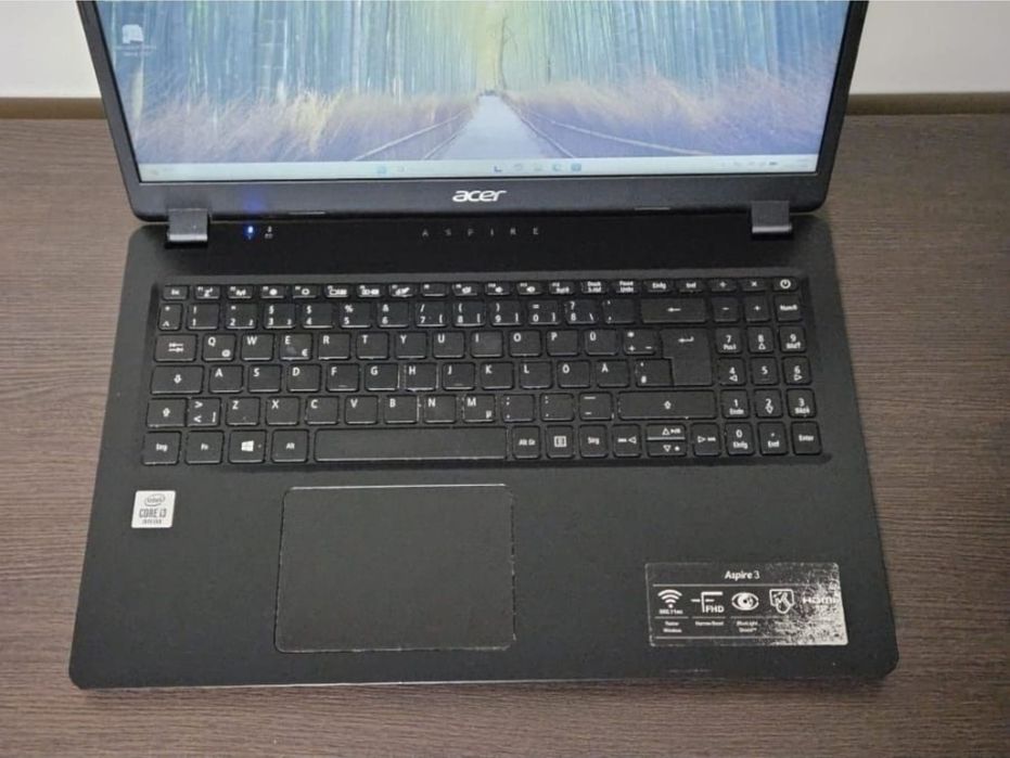 Laptop Acer Aspire 3 i3 8/256GB
