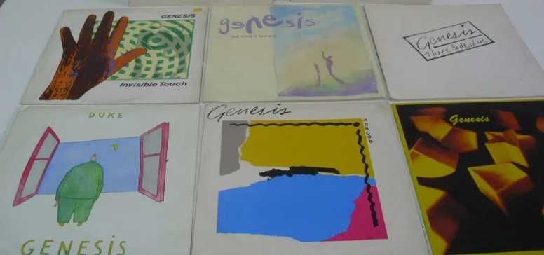 GENESIS Discografia completa até 1991: 17 álbuns {vinis}