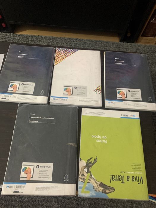 Livros matematica e ciências 7 ano