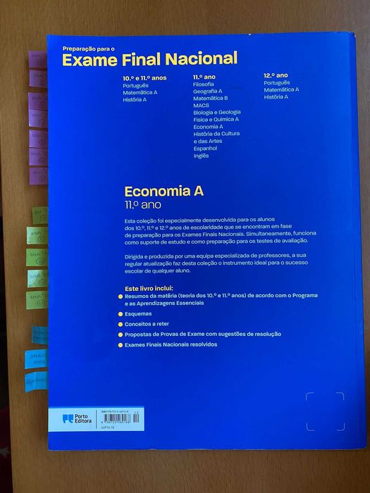 Exame Economia A - 11º Ano - Livro de Preparação Exame Final Nacional