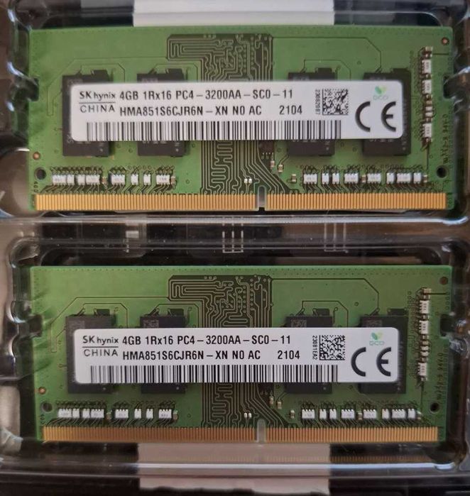 SODIMM 8Gb(2х4) ddr4 3200mhz