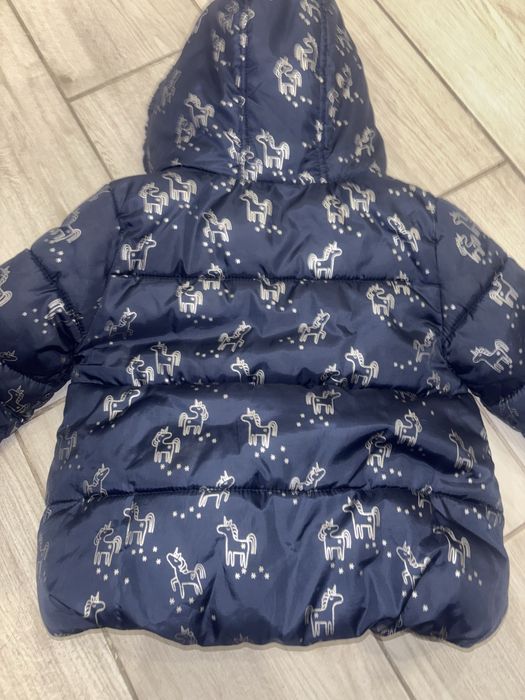 Дуже тепла зимня курточка M&S для дівчинки