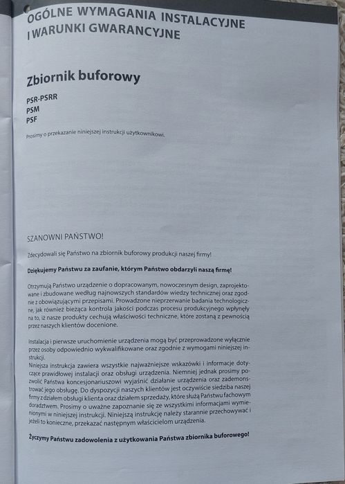Zbiornik buforowy  Austria 1000 l