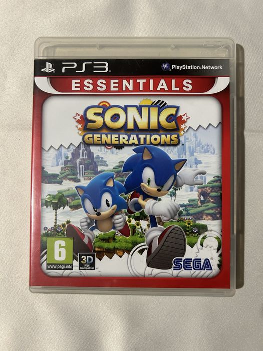 2 jogos Sonic Sega All-Stars Racing e Sonic Generations