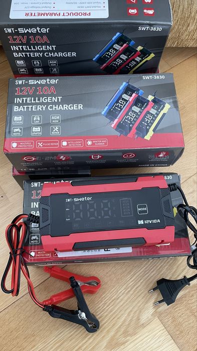 Зарядное устройство 12v 12/24v 10a 15a для авто lifepo4 зарядка