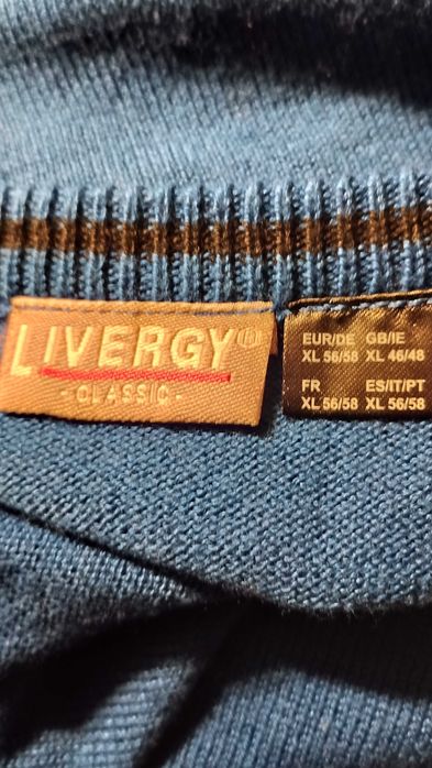 Sweter męski Livergy Classic – rozmiar XL