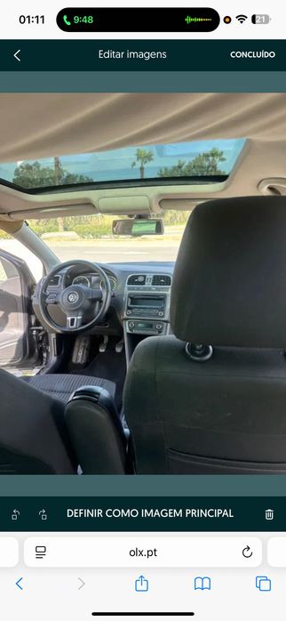 Carro com revisão feita
