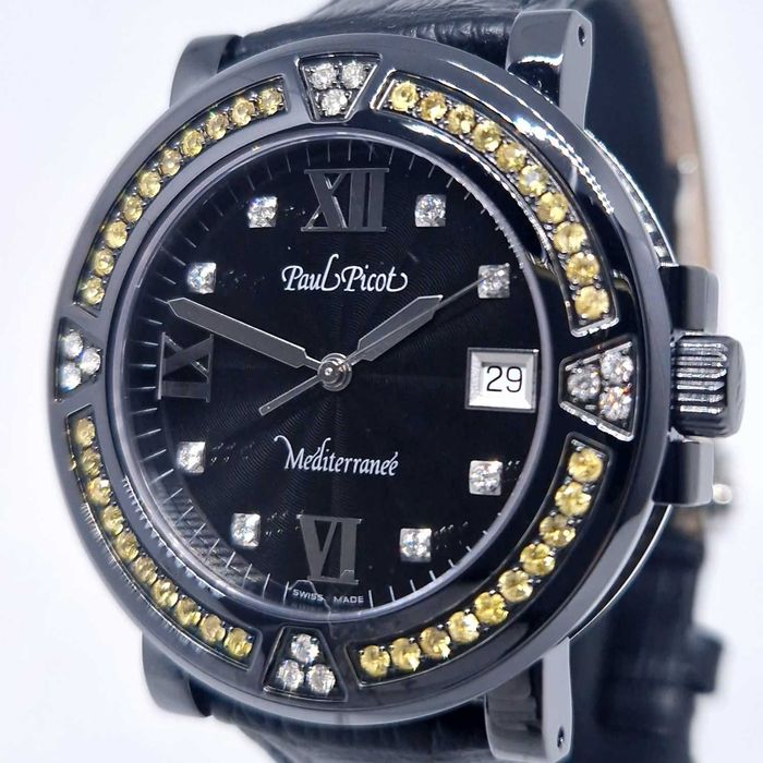 Paul Picot Mediterranee P4106N.20D12SJ40 Diamonds sapphires