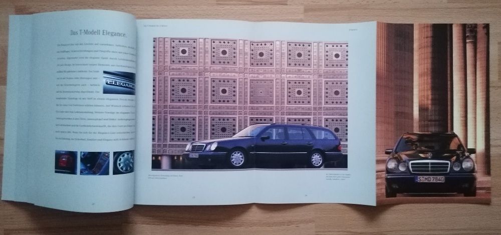Prospekt Mercedes E W210 T-model,wszystkie wersje wraz z AMG E55