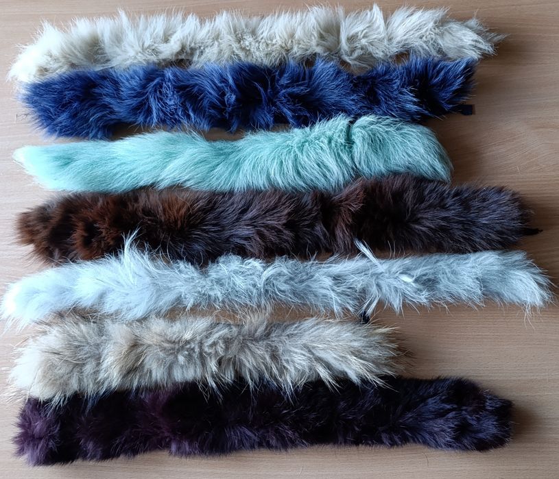 Опушка на капюшон мех натуральный